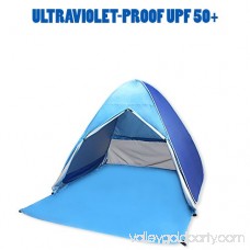 Automatic Pop Up Instant Portable Outdoors Beach Tent with Curtain, UV Protection Sun Shelter